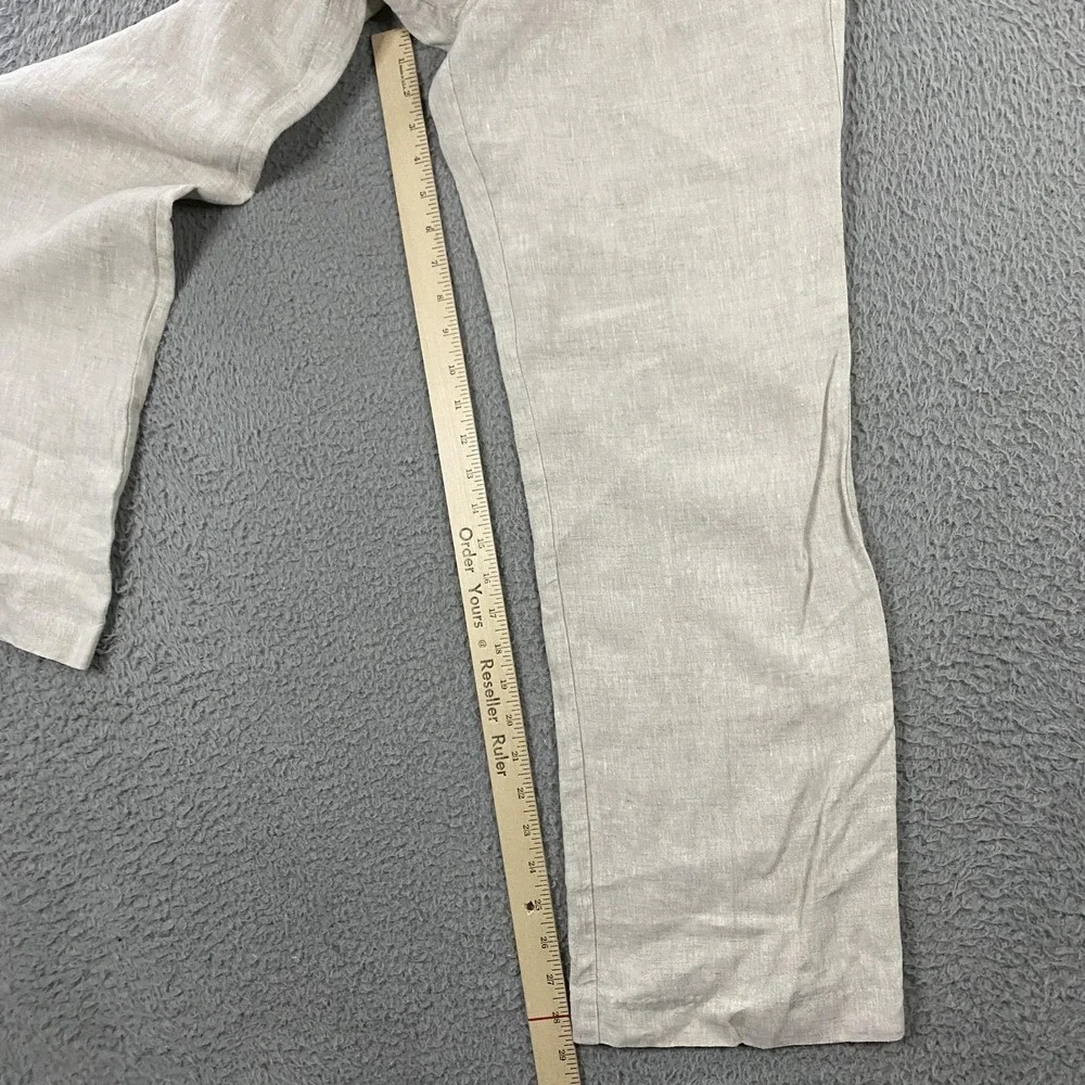 Reformation Pants Womens 8 100% Linen Straight Leg‎ Lightweight Summer Resort